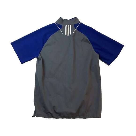 Adidas USF Players Jacket 1/4 Zip Short Sleeve Shirt Mens Size L - Picture 2 of 10